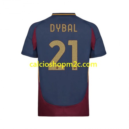 AS Roma Paulo Dybala 21 Maglia Terza 2024/2025 Manica Corta